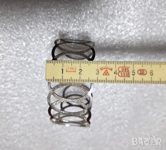 Като нова! Сребърна Гривна ITALY (проба 925)-10.18 грама, снимка 12 - Гривни - 47981911