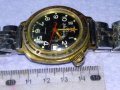 КОМАНДИРСКИ 17 КАМЪКА СДЕЛАНО в СССР Стар РУСКИ с ПОЗЛАТА КОЛЕКЦИОНЕРСКИ МЕХАНИЧЕН ЧАСОВНИК 41248, снимка 2