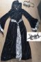 Роба/рокля и маска за Хелоуин - фея, вещица, монахиня р-р М/Л, снимка 1