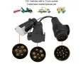 Преходник Адаптер за букса за ремарке/каравана от 13 към 7 пина 12V, снимка 2