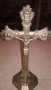 кръст с христос-21х11х8см-мед/месинг-внос швеция, снимка 5