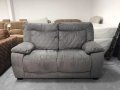 Сив диван двойка от велур, снимка 3