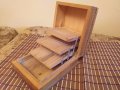 Стара дървена кутия за цигари, снимка 6