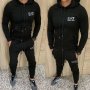 Мъжки спортен екип Armani черен, снимка 1 - Спортни дрехи, екипи - 28594883