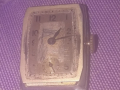 Анкер винтидж часовник за части черто 15 камъка надпис отвътре, снимка 1