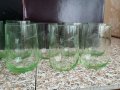 Чаши от зелено стъкло , снимка 7