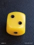 Старо бакелитово зарче от соца жълто шестранно за КОЛЕКЦИОНЕРИ 32424, снимка 2