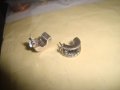КРАСИВИ ВИНТИДЖ СРЕБЪРНИ ОБЕЦИ с ЦИРКОН и МАРКАЗИТ 925 СРЕБРО 20532, снимка 8