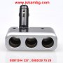 Троен разклонител за запалка с 2бр. USB и твърдо рамо - 0016, снимка 12