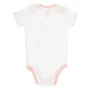 Бебешко боди памучно бяло коте с къс ръкав S_1246902, снимка 3