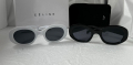 Celine 2023 дамски слънчеви очила елипса овални бели, снимка 10