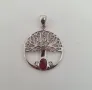Сребърна Висулка Амулет Дърво на Живота, снимка 1