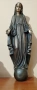 Стара бронзова статуя на Дева Мария/Света Богородица/Madonna, снимка 2