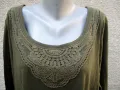  3XL/4XL  Нова  блуза  Sheego  милитъри , снимка 2