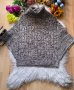 Пуловер тип пончо, снимка 1 - Блузи с дълъг ръкав и пуловери - 43034179