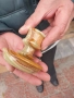 свещник от естествен многоцветен ахатов камък, снимка 2