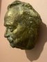 Стар бронзов бюст фигура статуетка на Георги Димитров бронз, снимка 2