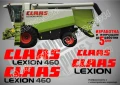 CLAAS Lexion 570 стикери надписи, снимка 2