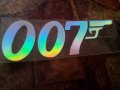 Стикер лепенка агент 007 , БМВ М  и АК-47 за кола автомобил камион джип, снимка 2
