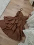 Кафява дамска рокля , снимка 1