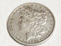 Рядък  сребърен американски долар, морган долар, MORGAN DOLLAR, ONE  DOLLAR - 1881  Сребро сребърен, снимка 4