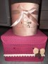 Сгъваема кутия в розово и кутия плюш лукс, снимка 5