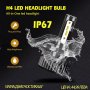 🔝 INFITARY ®️ ✔️12000LM ✔️6500K ✔️72W  ✔️6500K H4 LED крушка за фарове H7 LED H11 H1 HB3 HB4 с 1860, снимка 7