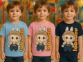 Детски тениски и блузи LABUBU / ЛАБУБУ! Или поръчай с ТВОЯ идея!, снимка 2