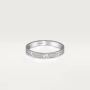 CARTIER Love Band White Gold Paved Diamonds Пръстен, снимка 7