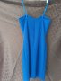 синя елегантна рокля с презрамки регулируеми, снимка 8