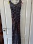 Нова елегантна парти коктейлна официална змийска рокля питон змия , снимка 16