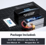 Zeee 6S Lipo Battery 5200mAh 22.2V 50C with XT90 Plug, снимка 6