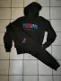 Тийнейджърски черен памучен екип и тениска TRAPSTAR, снимка 1