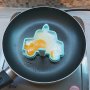 2636 Силиконова форма за яйца и палачинки за детска закуска, снимка 1