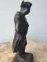 Малка много стара френска чугунена фигура на Наполеон/метална желязна статуетка 19см-1кг, снимка 2