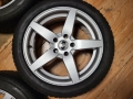 джанти 17" 5x112 Mercedes Audi Vw 225/45/17 зимни гуми, снимка 5
