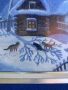 гоблен ,,Зимна нощ", 31/44 см, снимка 5