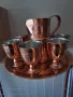 Меден сервиз за ракия и вино, снимка 1