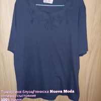 Памучна блуза/тениска, снимка 4 - Тениски - 40243749