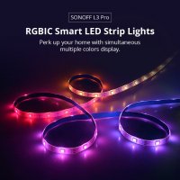 SONOFF L3 Pro RGBIC Интелигентна LED лента 5M, снимка 3 - Лед осветление - 37593735