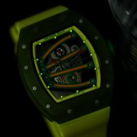 Мъжки часовник Richard Mille Green Lizard с автоматичен механизъм, снимка 7 - Мъжки - 36755003