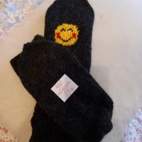 Ръчно плетени мъжки чорапи размер 46, снимка 2 - Мъжки чорапи - 43199692