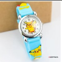Пикачу Pokemon Покемон силиконова верижка детски ръчен часовник, снимка 5 - Детски - 35506644