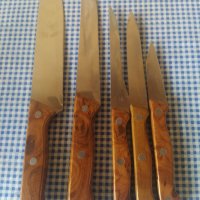 кухненски ножове със стойка , снимка 7 - Прибори за хранене, готвене и сервиране - 39423630