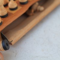 Неизползван дървен туристически шах от '' ГДР '' с магнити, снимка 14 - Колекции - 40196771