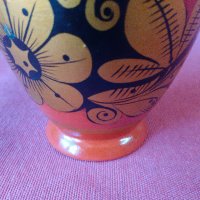 Стара руска дървена чашка,ръчно рисувана , снимка 6 - Антикварни и старинни предмети - 28610755
