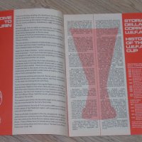 ЮВЕНТУС - МАНЧЕСТЪР ЮНАЙТЕД оригинална футболна програма от турнира за Купата на УЕФА 1976 г., снимка 2 - Фен артикули - 28684743