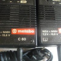 Зарядно METABO C60/METABO AC30/-4,8-15,6-18 Волта-MAKITA 7,2 V - Японско-Оригинално-Отлично, снимка 5 - Други инструменти - 36813350