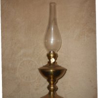 Стара газова лампа , снимка 1 - Антикварни и старинни предмети - 27659009