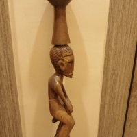 Абаносов бастун с африкански мотив, снимка 6 - Други ценни предмети - 35188866